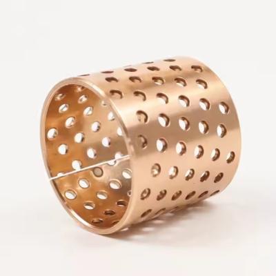 092 Bronze Rolled Bushing Wrapped With Through Holes Bearing Bush High Load Capacity Split Bronze Bushing