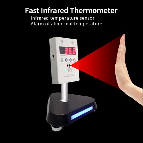 0.5s AI Access Control Infrared Thermometer With Alarm Warning