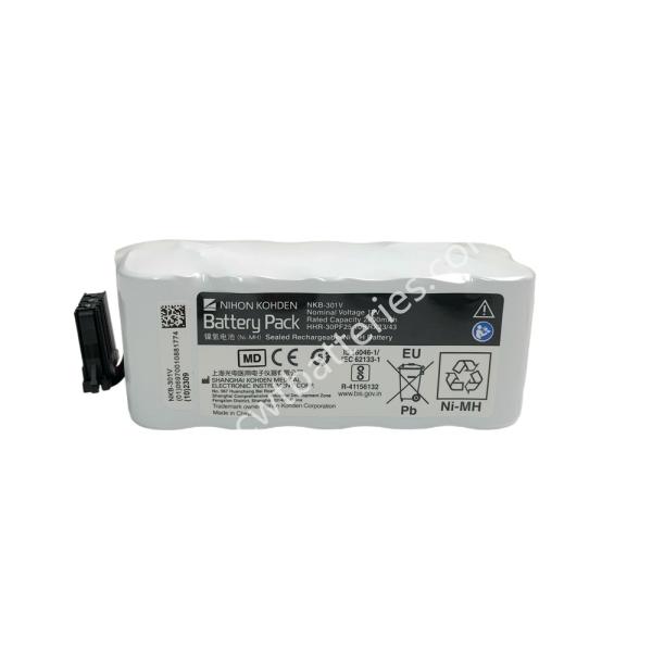 Nihon Kohden Defibrillator Battery NKB-301V 12v 2800mAh New Original For TEC Series TEC-7621C 7631C 7700 5521 5531