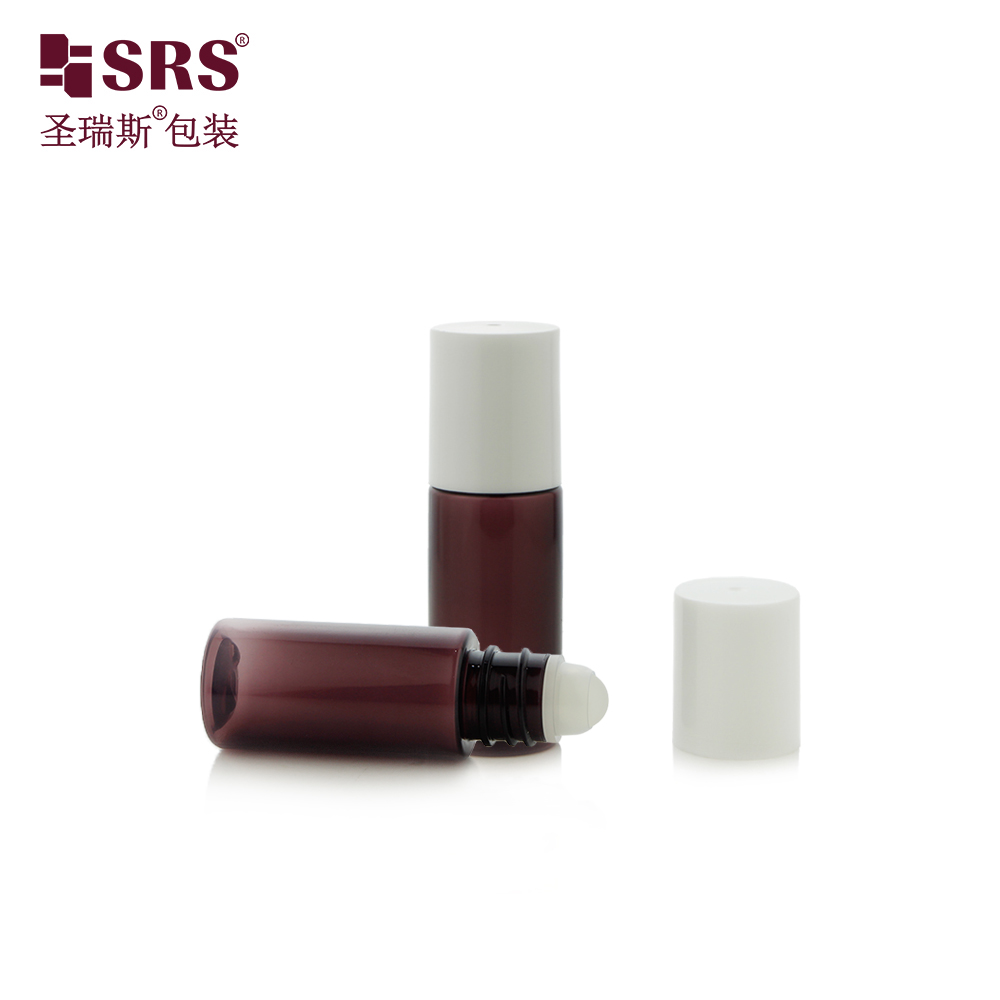 15ml PET Roll On Bottle Empty Plastic Roller Container for Essential Oil Eye Serum Body Care Liquid