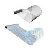 Écran de film LED flexible, affichage transparent pliable et imperméable à l'eau IP65 pour une solution visuelle d'exposition/affichage/vente au détail