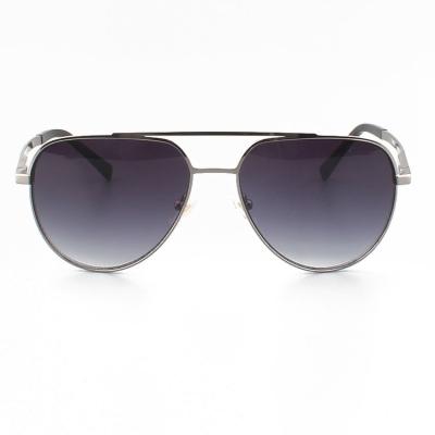 Unisex Polarized Lens Double Bridges Metal Frame Sunglasses