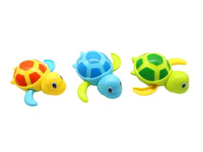 Turtle Shape Silicone Bath Toys Floating Customized Color Easy To Carry