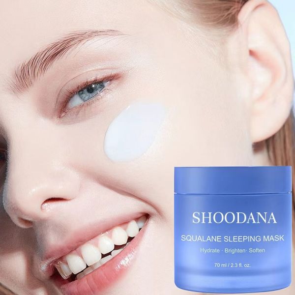 OEM ODM Nature douce Aqua Squalane Probiotique au cours de la nuit Radiance de la peau du visage Dormir profondément Crème hydratante nutritive