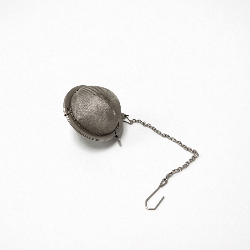 Ball Steel Teabag with High Heat Resistance Snap Closure Tea Infusion