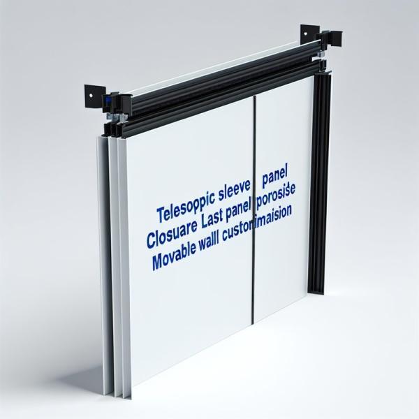 Telescopic Sleeve Panel Last Panel Closure Moveable Wall Partition for Door Customization