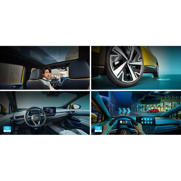 В автомобиле автомобиля EV SUV Фольксваген ID4 x запаса паркуя 600 км дальности для семьи