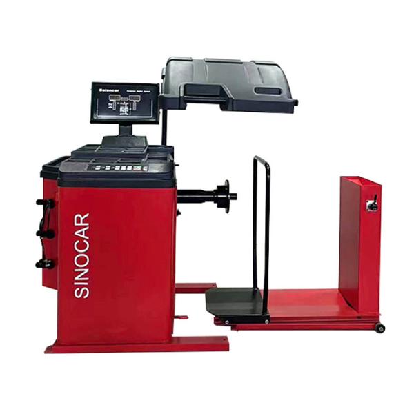 220v Computerised Heavy Duty Tire Balancer Truck Wheel Balancer Tyre Balancing Machine