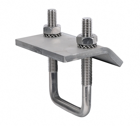 Polishing Treatment Stainless Steel Beam Clamps Custom Right Angle Beam Electrogalvanized