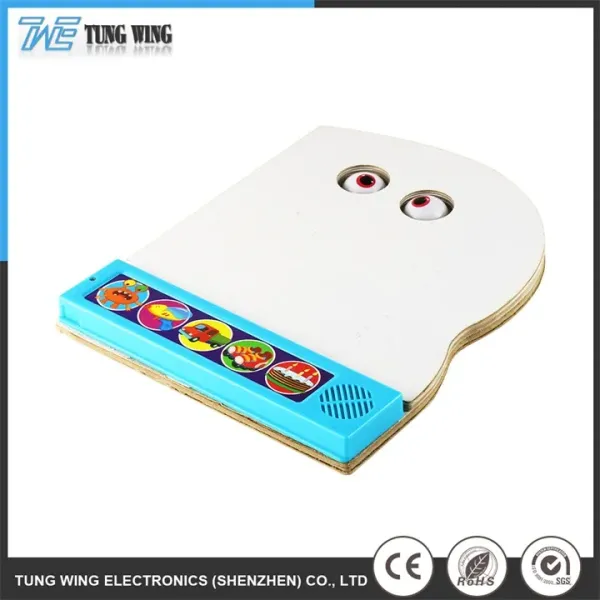 ABS Material Children Book with Remote Control and Customized Size for Educational Toy Use