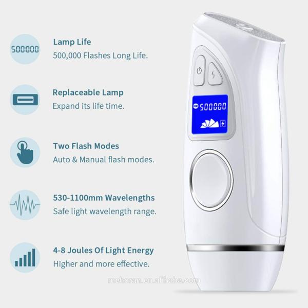 Mini Portable CE ROHS 110nm Ice Compress Hair Removal