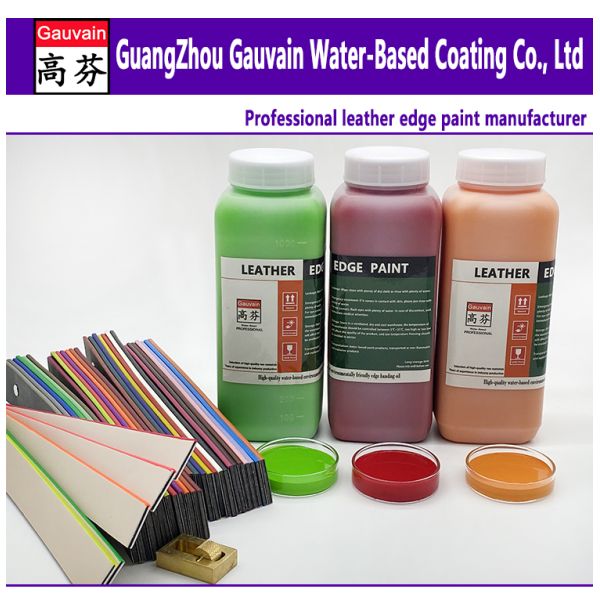 High Glossy Water-Based Leather Edge Paint Anti-Cracking Coating Pigment for Bags and Shoes Colored Edge Banding Paint
