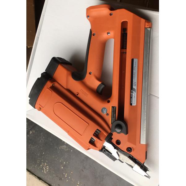 Angled Cordless Li-ion Finish Nailer with 1200 Nails Fuel Rod Life