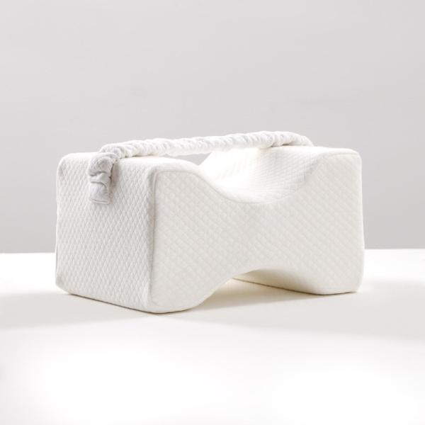 100% Cotton Memory Foam Knee Pillow for Pregnant Women OBLONG Knitted Design
