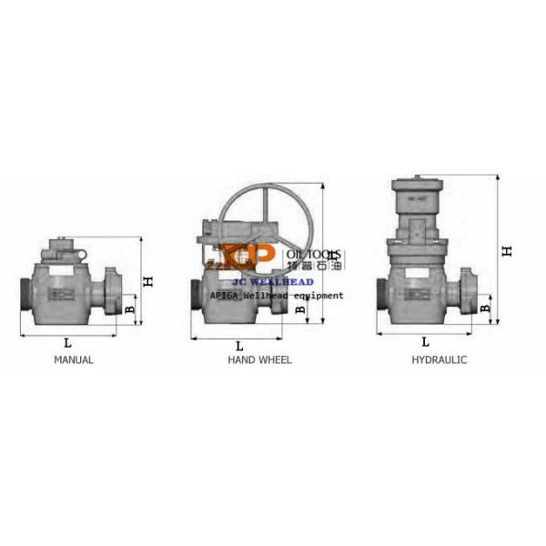 Клапаны Wellhead штепсельной вилки DD ручные