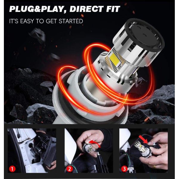 Canbus Signal Light 3030 25W  DC9-16V Super Power Error Free Turn Signal LED Bulb