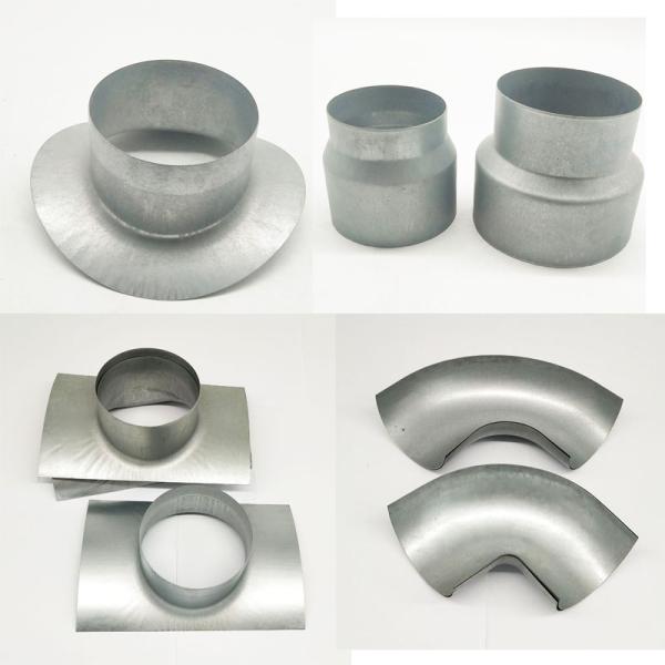 Локоть стали углерода 90 градусов проштемпелевал компоненты для системы вентиляции
