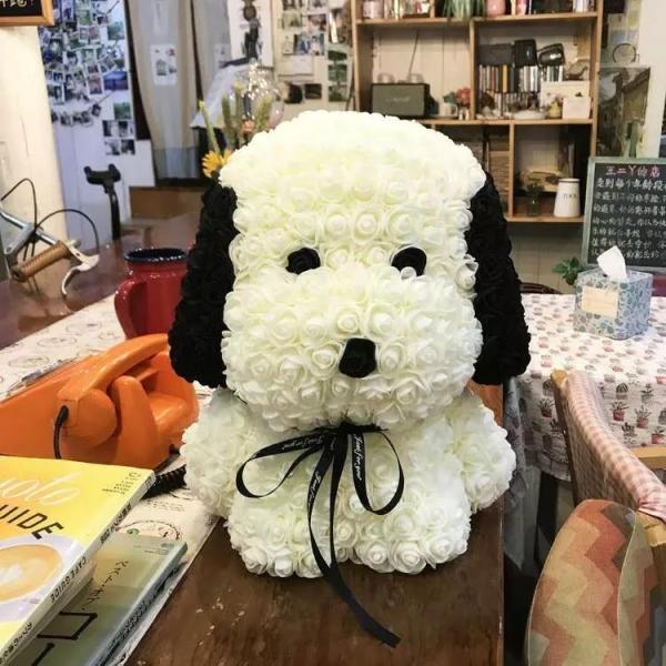 New Arrival Artificial Flower Roses PE/Foam Rose Dog For Gift