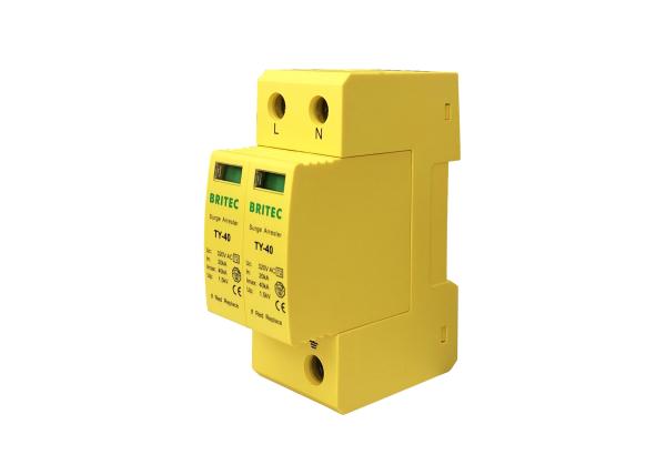 Tipo de IP20 320V - prendedor de relâmpago 40kA do dispositivo de proteção de 2 impulsos