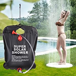 Portable Shower Bag, Travel Wash Kit, Camping Accessory, Outdoor Travel Camping Hiking, Pump, Sprayer