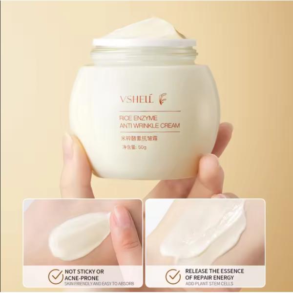 Moisturizing Day and Night Dry Skin Cream Natural Rice Whitening Face Cream Body Cream