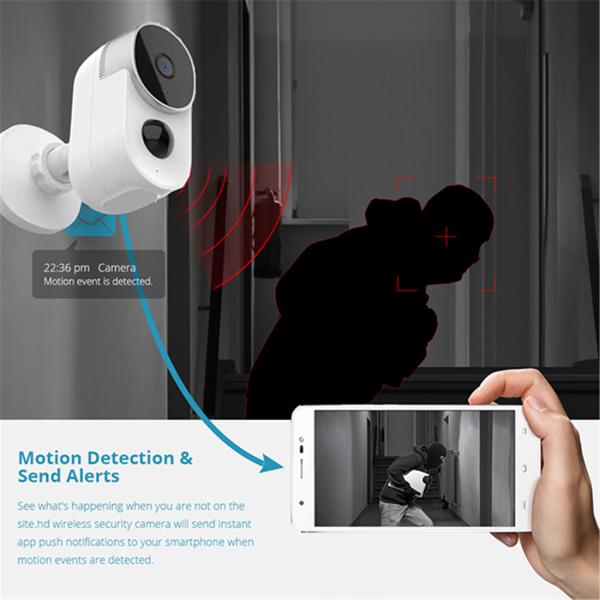 2021 Tuya 1080P Smartlife App Wireless Battery WiFi Security Home Camera 2MP HD PIR Surveillance CCTV Camera