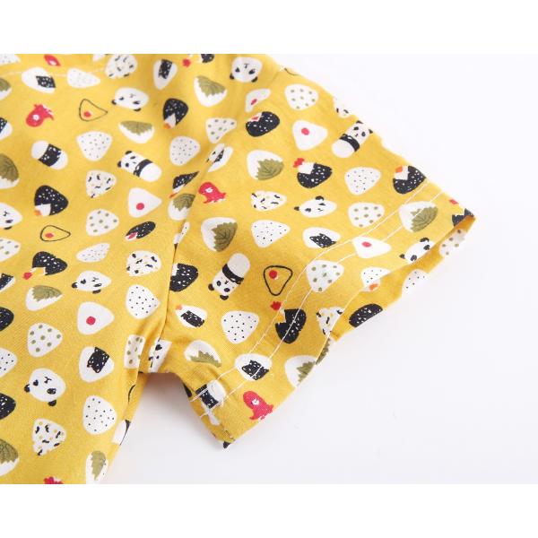 100cm Casual Infant Matching Children'S Pajamas Sets With Floral Bag