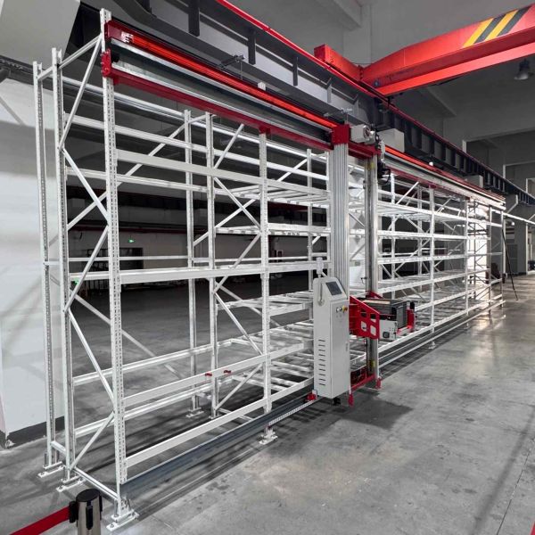 Automated Bin Handling ASRS Stacker Crane High Speed Retrieval For Electronics