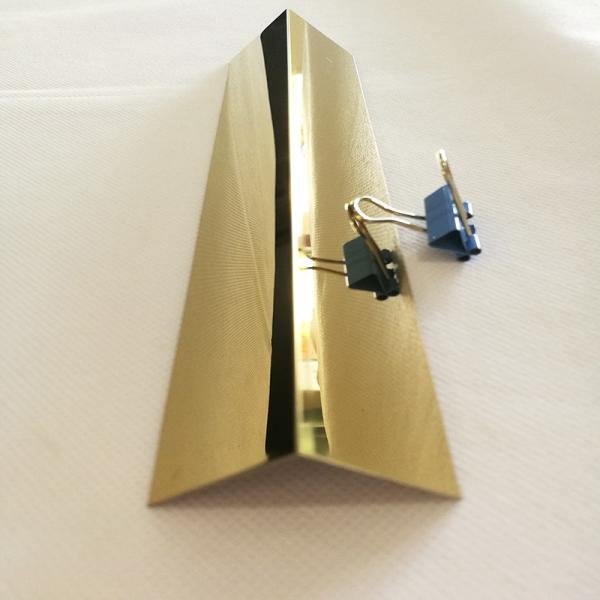 Gold 316 304 stainless tile edge trim finishing in mirror finish