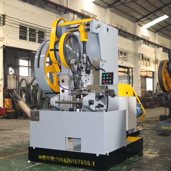 Low Consumption High Speed Straightening Cutter Automatic Bolt Thread Rolling Equipment
