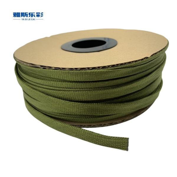 30mm Military Green Polyester Nylon Expandable Braided Sleeving