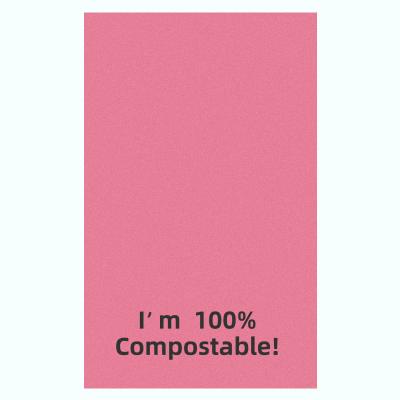 Nontoxic Compostable Shipping Bags Waterproof Practical Pink Black Color