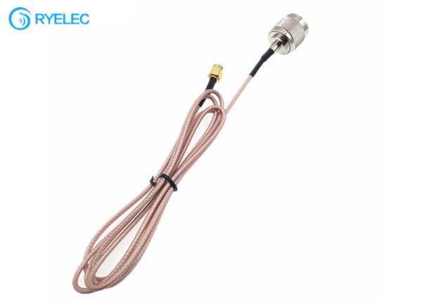 N Male Plug Straight To Gold Plated SMA Male Pigtail Antenna Cable Coaxial