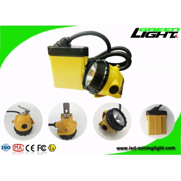 High Power Cordless Mining Cap Lamps 25000 Lux With Samsung Rechargeable Lithium Batteries