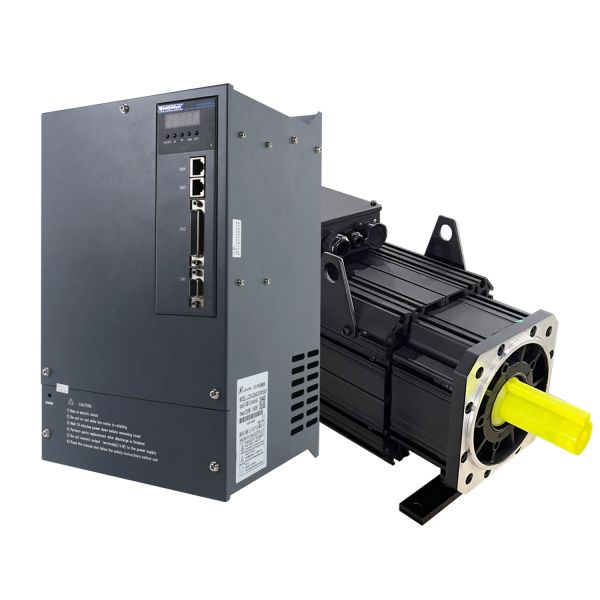 Lichuan AC Servo Motor Drivers Kit HIGH POWER 140N.m 22KW AC380V 44.7A 1500/2000RPM IP65