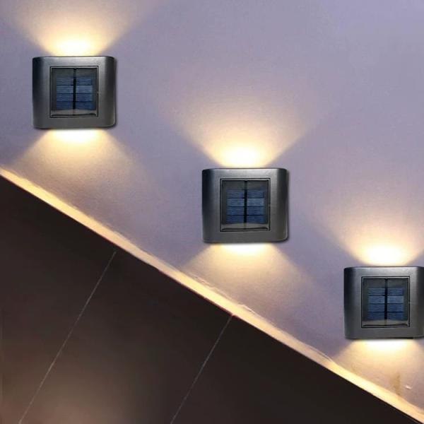 Step Staircase Deck Garden Landscape Led Solar Light with 50000 Hours Working Time