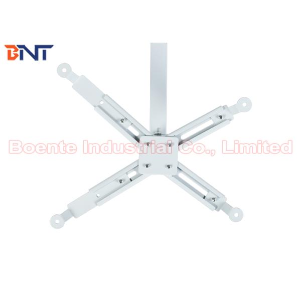 Smart Office Projector Cold Rolled Steel Dual Projector Ceiling Retractable Mount Kit Bracket 43~65 cm