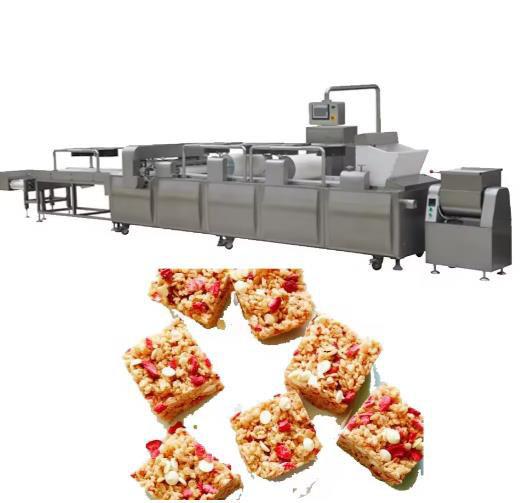 Barra de cacahuete de la barra del cereal que hace la máquina, máquina que sopla del cereal