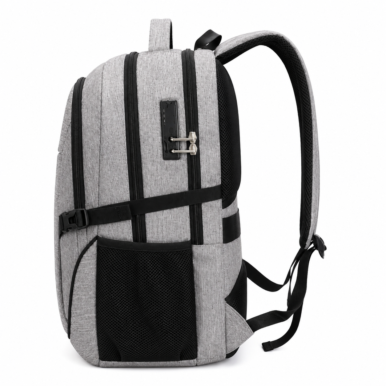 Travel Laptop Backpack for Men & Women, 15.6 Inch Computer Backpack with Multiple Compartments, Lightweight College School Bag for Work, Business & Daily Use