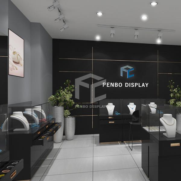 Escaparate de la exhibición para el diseño grueso del monómero del MDF 20m m de los muebles de la joyería