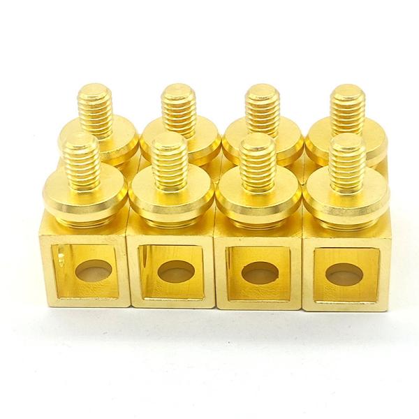 Micro Machining Brass CNC Turned Parts Precision 6061 6063 Aluminum Mechanical Parts