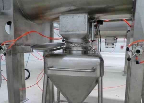 Easy Cleaning Ribbon Blender Mixer Machine With Vacuum Feeder / Pneumatic Feeding