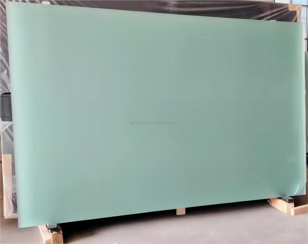 Stylish and Durable Milky White PVB Laminated Safety Glass for Building Construction
