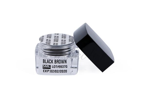 pigmentos semi permanentes da composição do preto 5ML, pigmentos de Microblading