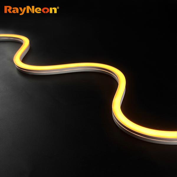 Lumière au néon imperméable 24V 12 * 12 SMD2835 couleur flexible RGB IP67 LED bande lumineuse en silicone adaptée à l'intérieur et à l'extérieur