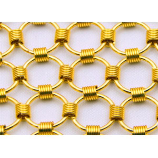 Серебряный Drapery сетки кольца металла нержавеющей стали рассекателя комнаты украшения потолка цвета