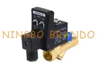 Válvula electromagnética del dren auto del compresor de aire con el contador de tiempo 1/4