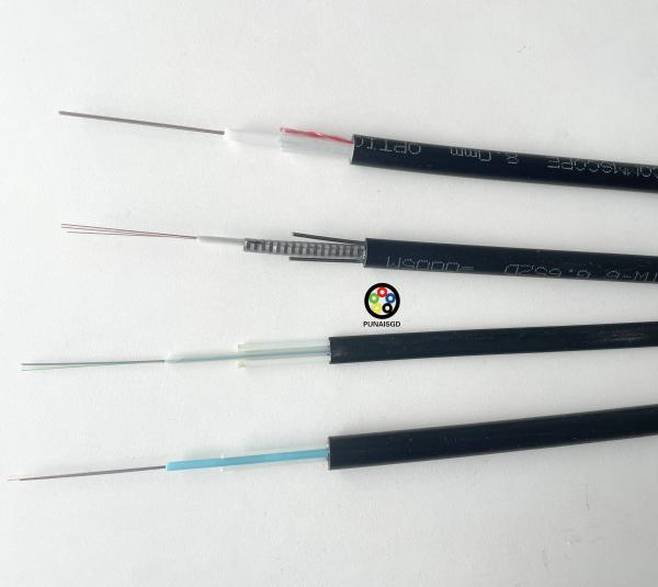 Sm G652D 2 4 6 8 12 Core GYXTW PBT Loose Tube HDPE Sheath Fiber Optic Cable