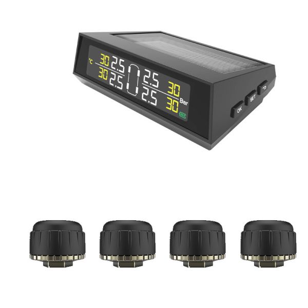 High Accuracy Aftermarket Tire Pressure Monitoring System Solar Tyre Pressure Monitor