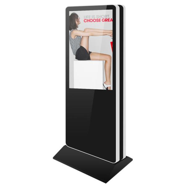 3840X2160 60Hz Double Sided Kiosk 65 Inch Digital Signage Touchscreen 500cd/m2